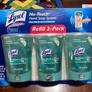 Lysol Soothing Cucumber Splash Hand Soap Refill 3-Pack